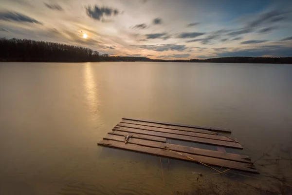 Lago en Mazury distrito lago — Foto de Stock