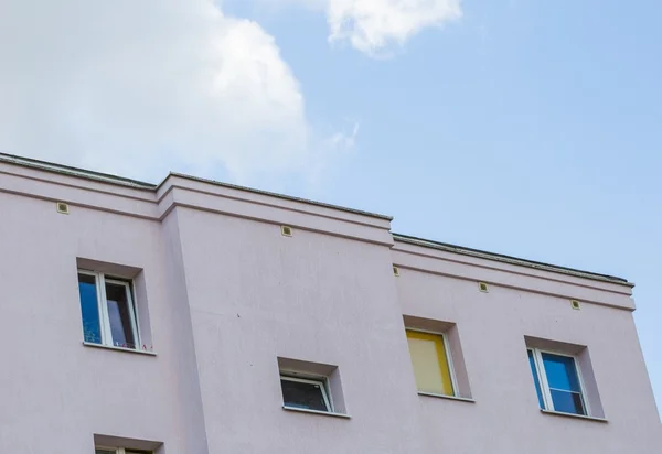 Block of flats building close up — Stock Photo, Image