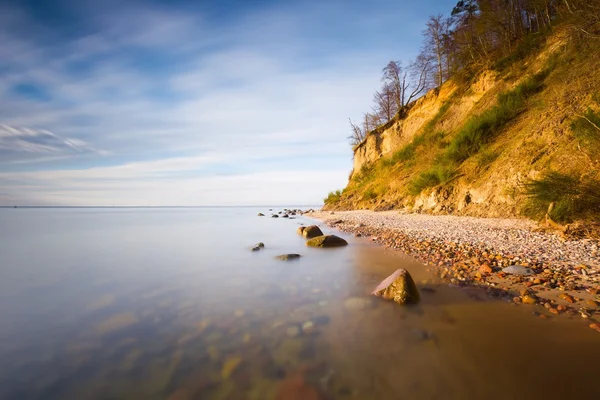 Belle côte de mer Baltique — Photo