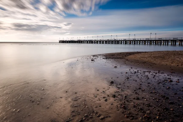 Vackra piren i Gdynia — Stockfoto