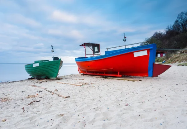 Fishing boats on the beach. — Stock Photo, Image