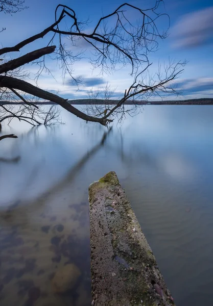 Lago em Mazury lago distrito — Fotografia de Stock