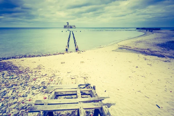 波罗的海的砂质海岸 — 图库照片