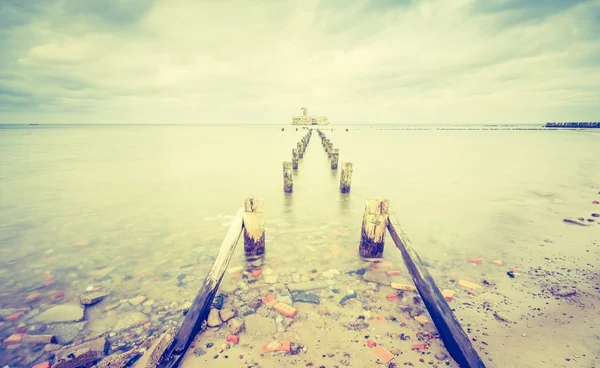 波罗的海的砂质海岸 — 图库照片