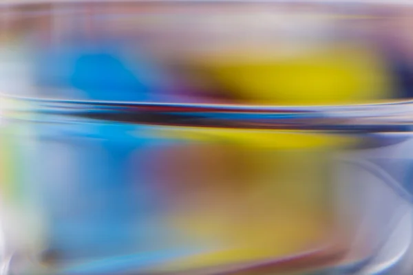 Abstract background of color reflections in glass — Stock Photo, Image