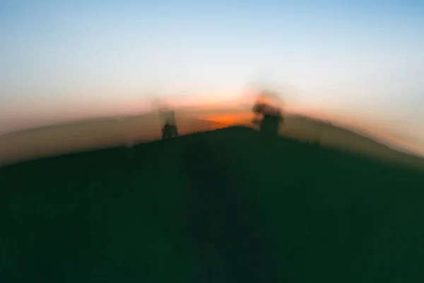 Blurred evening landscape. Abstract backgroun — Stock Photo, Image