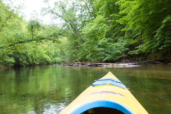 Kayaking by Krutynia river in Poland — Stock Photo, Image