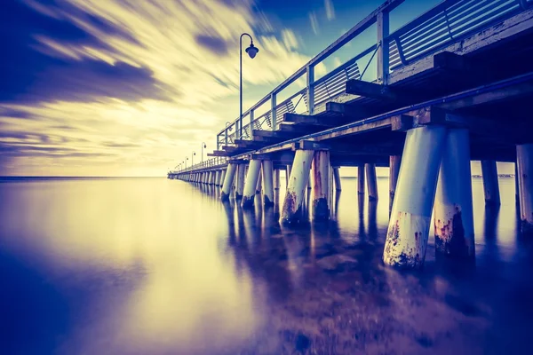 Vintage foto Baltic sea Shore — Stockfoto