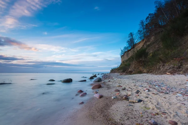 Zeegezicht met Baltische Zee kust — Stockfoto