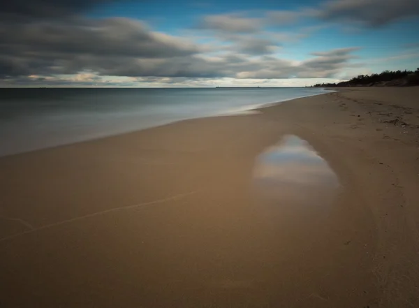 Paysage marin avec littoral de la mer Baltique — Photo