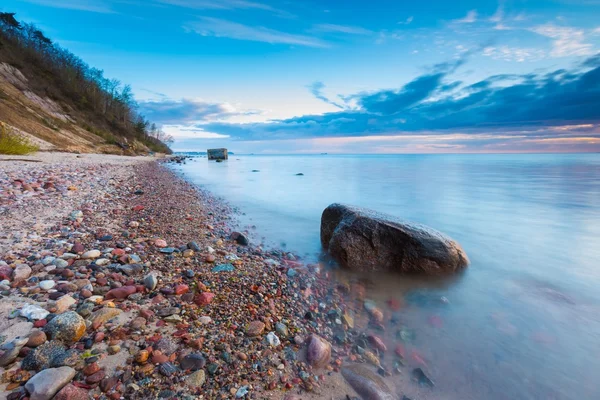 Zeegezicht met Baltische Zee kust — Stockfoto