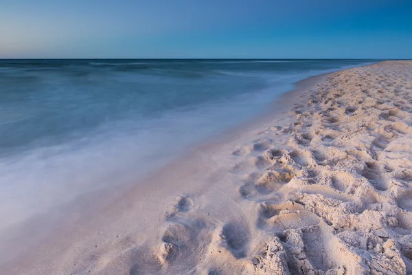 Puesta de sol sobre el mar Báltico — Foto de Stock