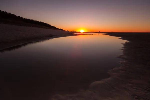 Sunset over Baltic sea — Stock Photo, Image