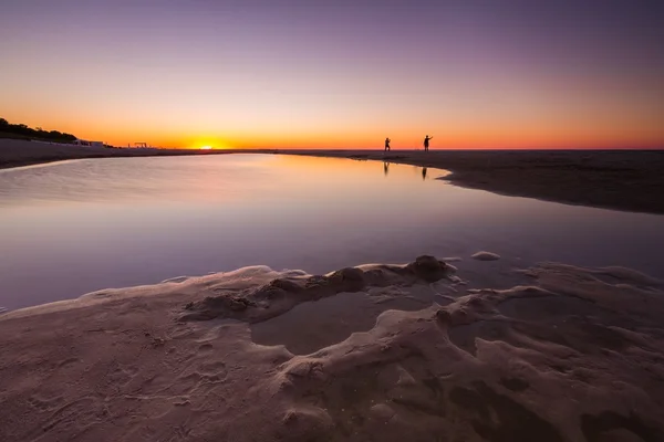波罗地海的美丽日落 — 图库照片