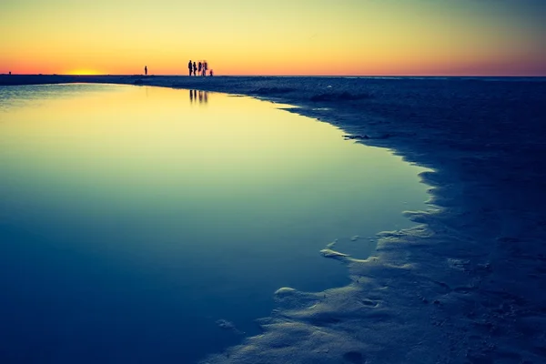 Beach after sunset — Stock Photo, Image