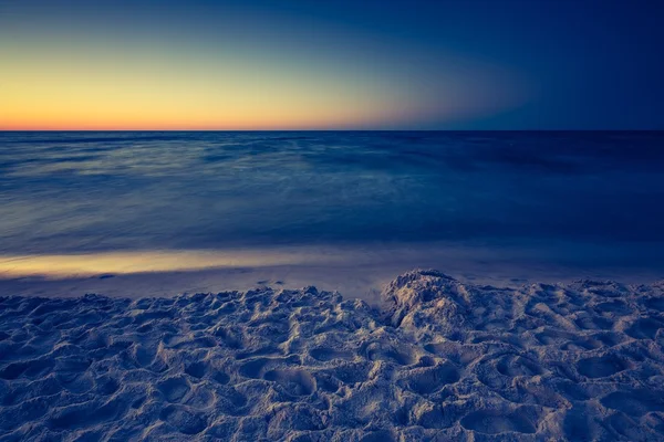 Beach after sunset — Stock Photo, Image
