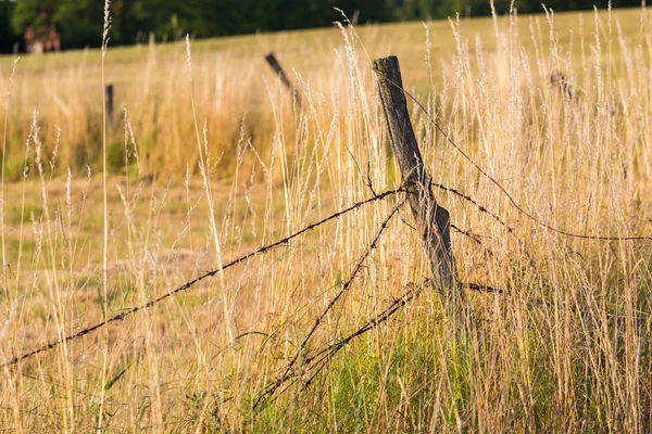 Old destroyed fence — Stock Photo, Image