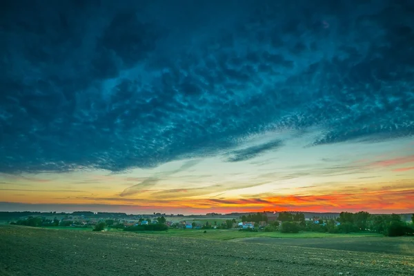 Polska landsbygdens landskap — Stockfoto