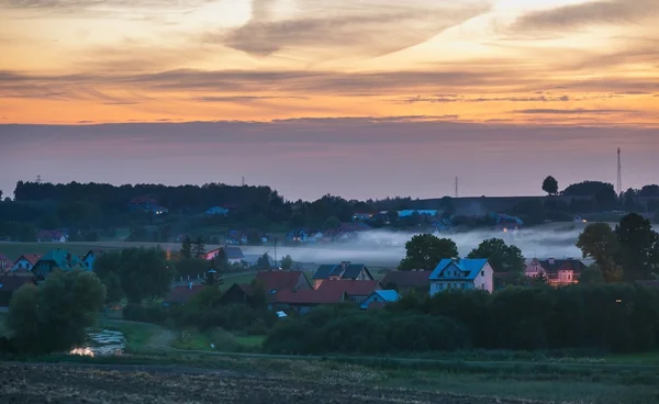 Paisagem rural polaca — Fotografia de Stock