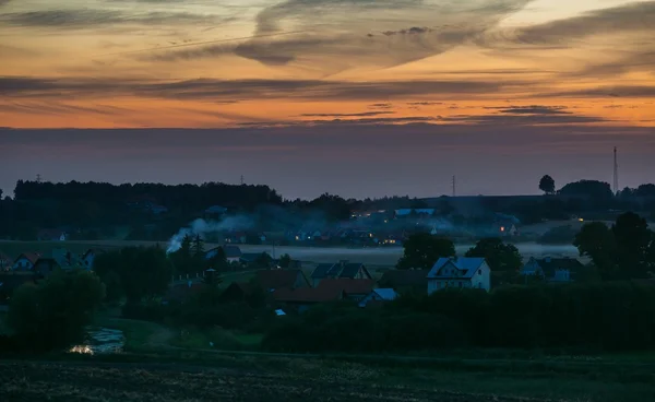 Polska landsbygdens landskap — Stockfoto