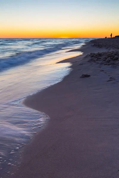 Vacker solnedgång över Östersjön — Stockfoto