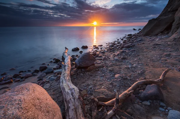 Côte rocheuse de la mer Baltique — Photo