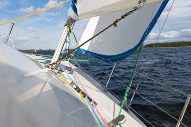 Yatlar fotoğraflandı Beutiful Gölü