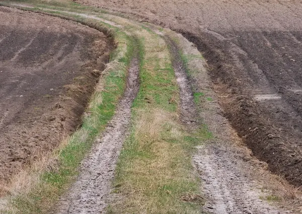 Landelijke zandstrand weg — Stockfoto