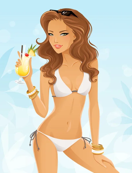 bikinili güzel kız