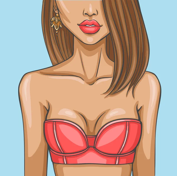 Çizgi film seksi kız