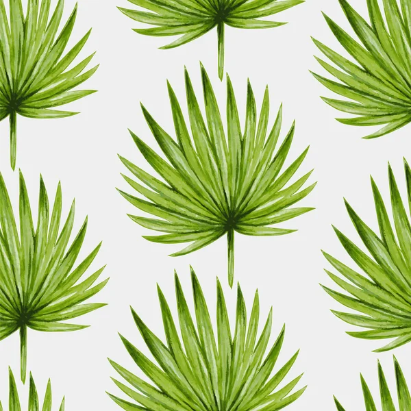 Feuilles de palmier tropicales — Image vectorielle