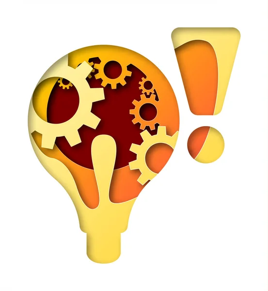 Kağıt sanatında vektör fikri