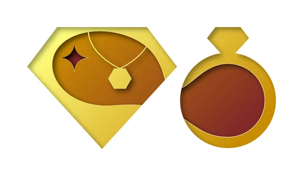 Kağıt sanatında parlak vektör