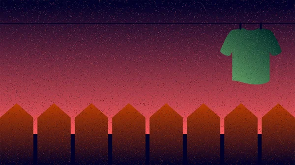 Kağıt sanatında vektör tişörtü