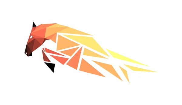 Düşük polimerli vektör atı