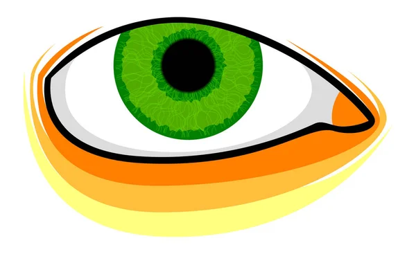 Vector eye in graphic style — Stock Vector