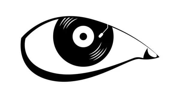 Векторне око в графічному стилі — стоковий вектор