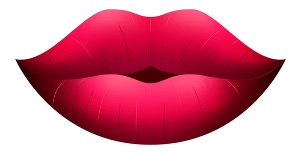 Eğim biçiminde vektör dudakları — Stok Vektör