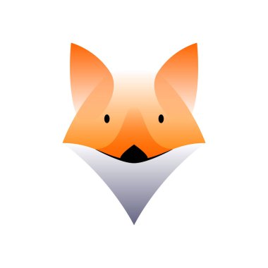 Eğim tarzında taşıyıcı tilki. Dijital sanat