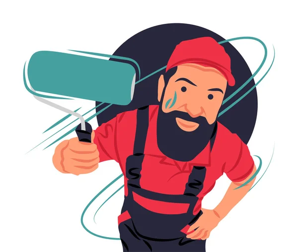 Keskin çizgilerin gölgesinde vektör ressamı