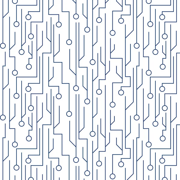 Teknoloji. Satır biçiminde vektör deseni. Dijital sanat