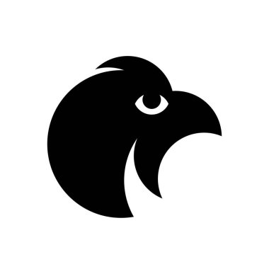 Altın oran tarzında vektör kartal. Düzenlenebilir resimleme