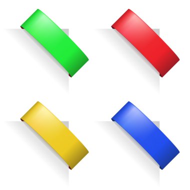 Multicolor paper corners