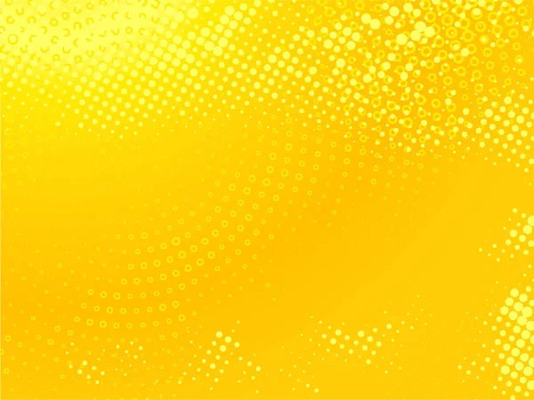 Yellow dotted background — Stockvector