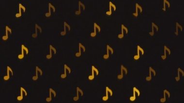Müzik notaları. Soyut arkaplan yanıp sönüyor