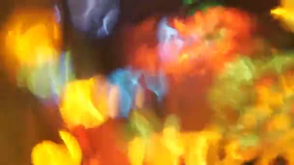 Acqua Increspata Con Riflesso Luce Sfondo Astratto Colorato Bella Texture — Video Stock