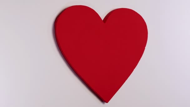 Şırıngalı Kalp Kalp Sorunu Hastalık Konsepti Için Kullanılıyor Zaman Aşımı — Stok video