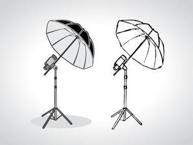 fotoğraf stüdyosu şemsiye stand