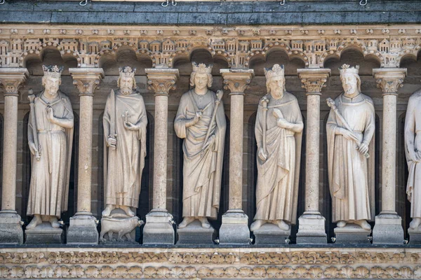 Förklaringar Paris Kathedral Notre Damn Pantheon Illustrater Och Arch Triumph — Stockfoto