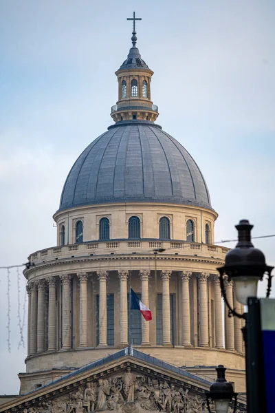 Monumentos París Catedral Notre Dame Pantheon Ilustrados Arco Triumph — Foto de Stock
